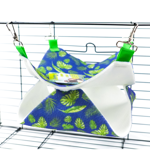 Гамак подвесной из фетра Bambini Pets "Двухуровневый" для грызунов и хорьков 23*23*6 см