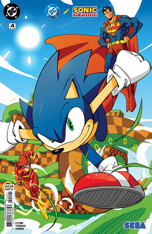 DC x Sonic The Hedgehog #4 (Cover B)