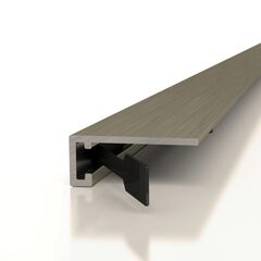 Микроплинтус M15A 2м анодированный бронзовый браш