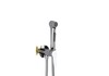 Aquatek AQ1719CR AQ1719CR ЛУГАНО комплект для гигиенического душа встроенный (смеситель + гигиеническая лейка + шланг)