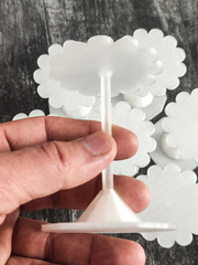 Прозрачный набор кондитерских гвоздиков 