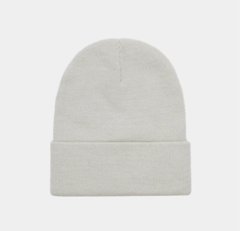 Шапка Alpha Industries Essential Beanie Dune White (Бело-серый)