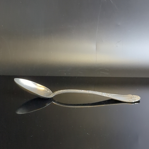 №1 Чайная ложка серебро 84 пробы. 19 век. Клеймо мастера СА. Российская Империя. Вес 26 грамм