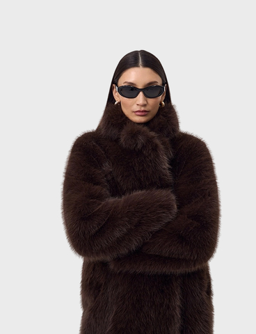 Пальто меховое Pompa