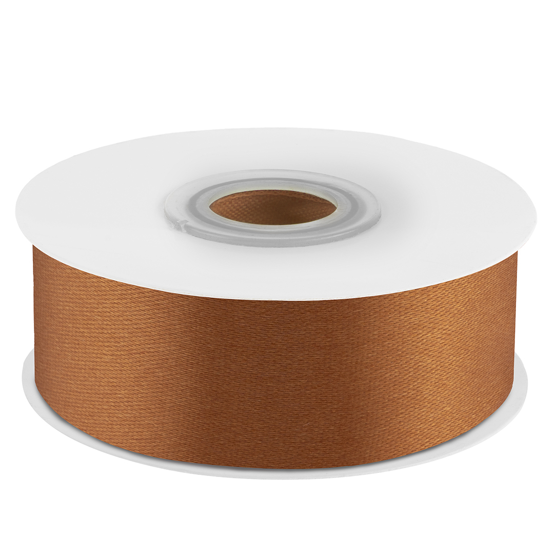Лента Атласная (2,5см*22,85м) Карамельный