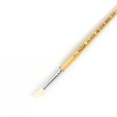 
          Кисть коза, Alingar, круглая, №5, деревянная ручка, 12шт/уп, европодвес