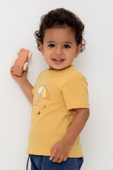 фуфайка  для мальчика  КР 302749/золотистая пшеница к564