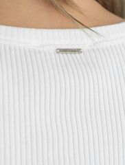 Футболка из трикотажа в широкий рубчик  D49.066 (113852)