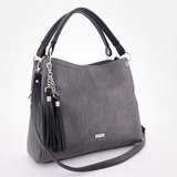 Сумка Саломея 264 македония серый+черный