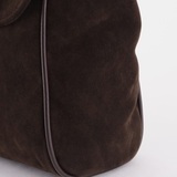 Сумка Саломея 2027 эко-замша кофе