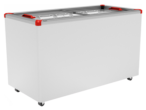 Ларь морозильный Frostor GELLAR FG 500 C V25 (алюминий) красный (R290)