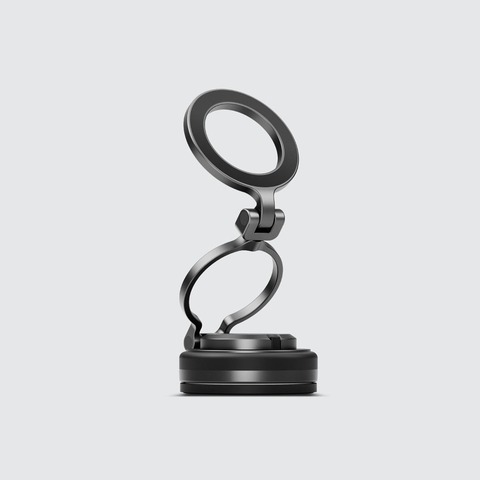Держатель на присоске Energea MagMount Flex (MagSafe), Темно-серый | Gunmetal