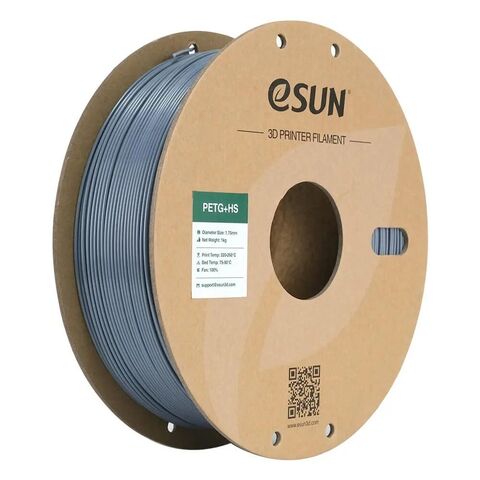 Пластик для 3D-печати eSUN PETG+HS, 1.75 мм, 1 кг, серый, PETG+HS175H1P1