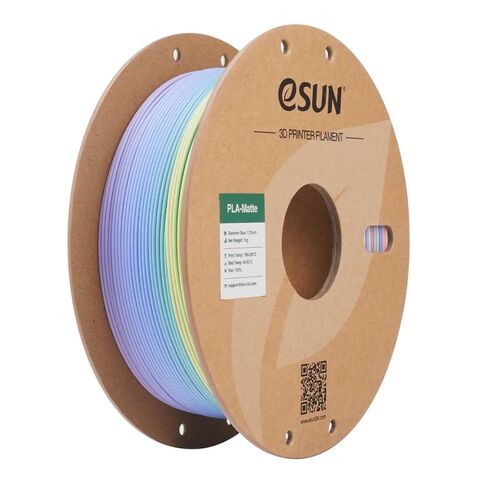 Пластик для 3D-печати eSUN PLA-Matte Rainbow, 1,75 мм, 1 кг, макарон, PLA-MTRB175O-MA1P1