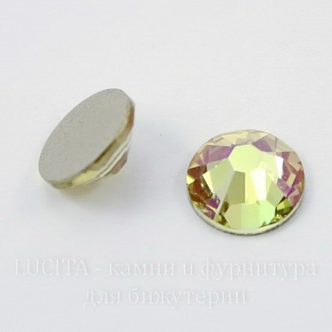 2058 Стразы Сваровски холодной фиксации Crystal Luminous Green ss12 (3,0-3,2 мм), 12 штук ()