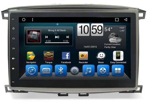 Магнитола Toyota Land Cruiser 100/Lexus LX470 (2003-2007) Android 9.0 2/32GB IPS модель KR-1099T8