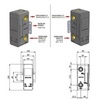 REMER RRBOX92 Монтажная коробка для встраиваемых смесителей на 1-2 выхода (для ххх92kb)