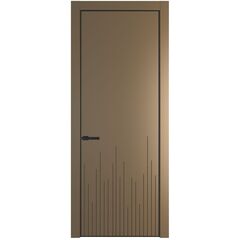 Межкомнатная дверь эмаль Profil Doors 7PA перламутр золото глухая