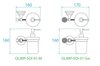 Cezares OLIMP-SOI-03/24-Sw OLIMP-SOI-03/24-Sw Дозатор для мыла подвесной, золото