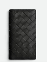 Бумажник Bottega Veneta Intrecciato черный