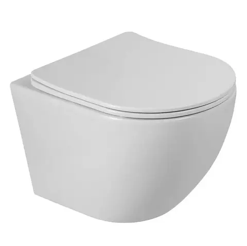 BelBagno BB046CH-TOR/SC SFERA-TOR Унитаз подвесной безободковый со смывом "Торнадо", с сиденьем дюропласт soft close