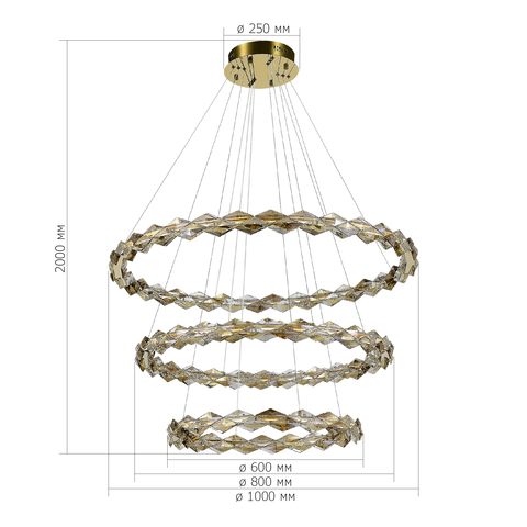 Люстра подвесная ST Luce Diamanta SL6009.203.03