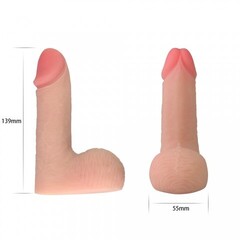 Фаллоимитатор для ношения Skinlike Limpy Cock (14 см.)