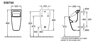 Villeroy&Boch 55870001 Писсуар, Villeroy&Boch, Architectura, тип установки-подвесной, ширина, мм-325, глубина, мм-355, высота, мм-680, подвод воды-скрытый, в комплекте-1 слив, 1 крепежный комплект, 1 сифон-картридж ViChange, 1 керамическая крышка сли