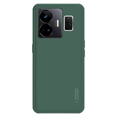 Усиленный чехол зеленого цвета (Deep Green) от Nillkin для Realme GT Neo 5, серия Super Frosted Shield Pro