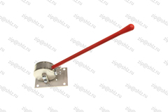 Рукоятка (рычаг, устройство) дистанционного растормаживания для двух тросов (к лебёдке МСК200-1000-1,0-5х10х)