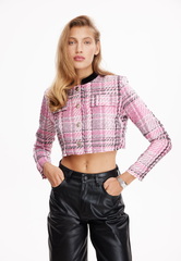 Жакет укороченный букле