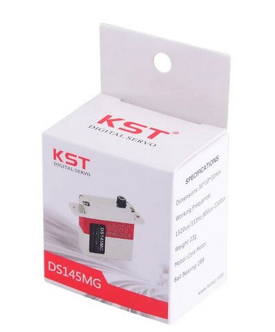 Сервопривод KST DS145MG (4.3-5.2 кг/0.10-0.12сек, 23г)