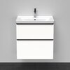 DE435401818 Duravit D-Neo Тумбочка подвесная, 634x452хh625 мм, 2 ящика, цвет: Белый матовый (для раковины 236765)