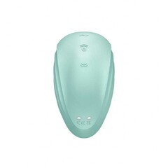 Вакуумный клиторальный стимулятор с вибрацией Pearl Diver Satisfyer ментоловый