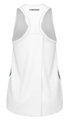 Топ теннисный Head Agility Tank top - print vision white/royal