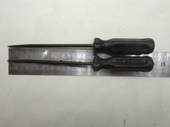 Отвертка шлицевая плоская (минусовая) 135х3.6х0.8мм (Пластиковая ручка) СССР