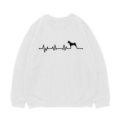 Свитшот "Басенджи - сердечный ритм"