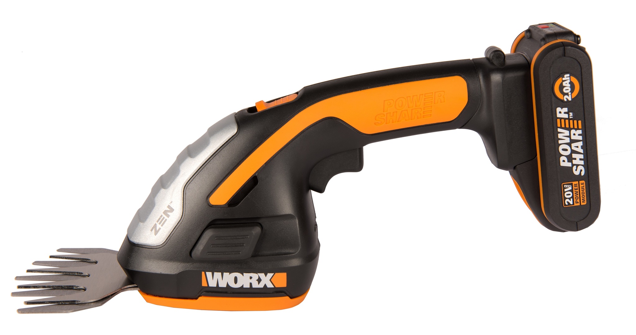 Ножницы для стрижки травы и кустарников WORX WG801E 20В, 2Ач х1 и ЗУ, коробка