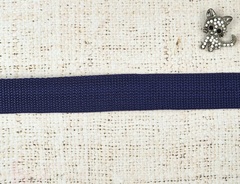 Лента ременная стропа, 16,5 гр/м, ш. 3 см, тёмно-синий