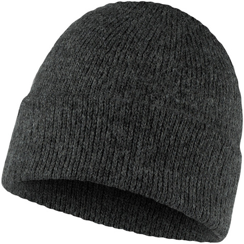 Картинка шапка вязаная Buff Hat Knitted Jarn Graphite - 2
