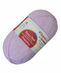 Пряжа "Пчёлка", 100% акрил, 100гр - 500м, черничное мороженое