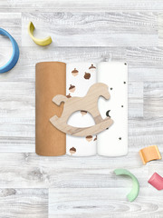 Сет из 3х пелёнок Mjölk Camel/Жёлуди/Ночное небо