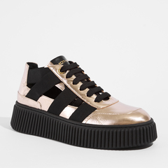 Кожаные кеды Donna Soft/Mot-Cle 2932 бронза