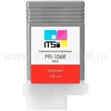 Совместимый картридж Canon PFI-106R для Canon imagePROGRAF iPF6300, iPF6400, iPF6400S, iPF6400SE красные (130 мл)