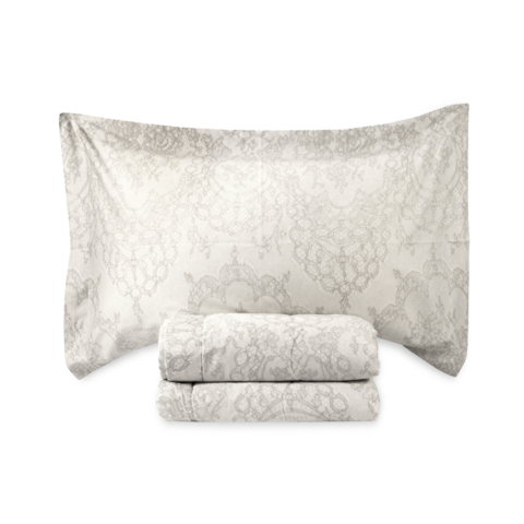 Постельное белье с одеялом Lace Beige