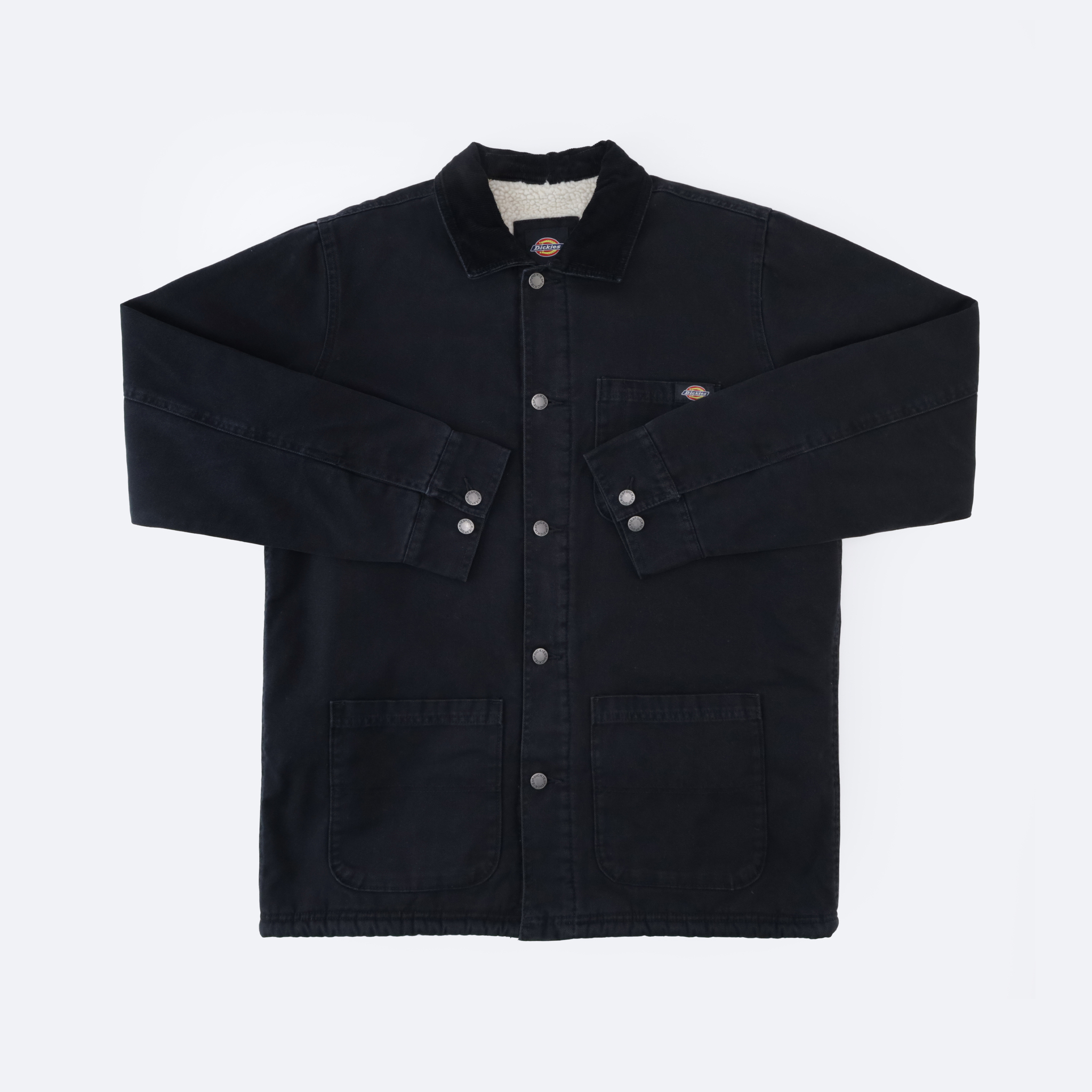 Dickies Duck Lined Chore Coat stonewashed black 16 950