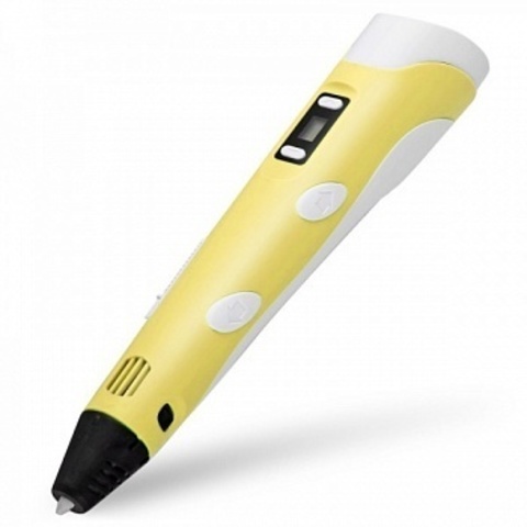 3Д ручка 3D Pen-2 ( 3Д ПЭН 2 с дисплеем) RP-100B жёлтая
