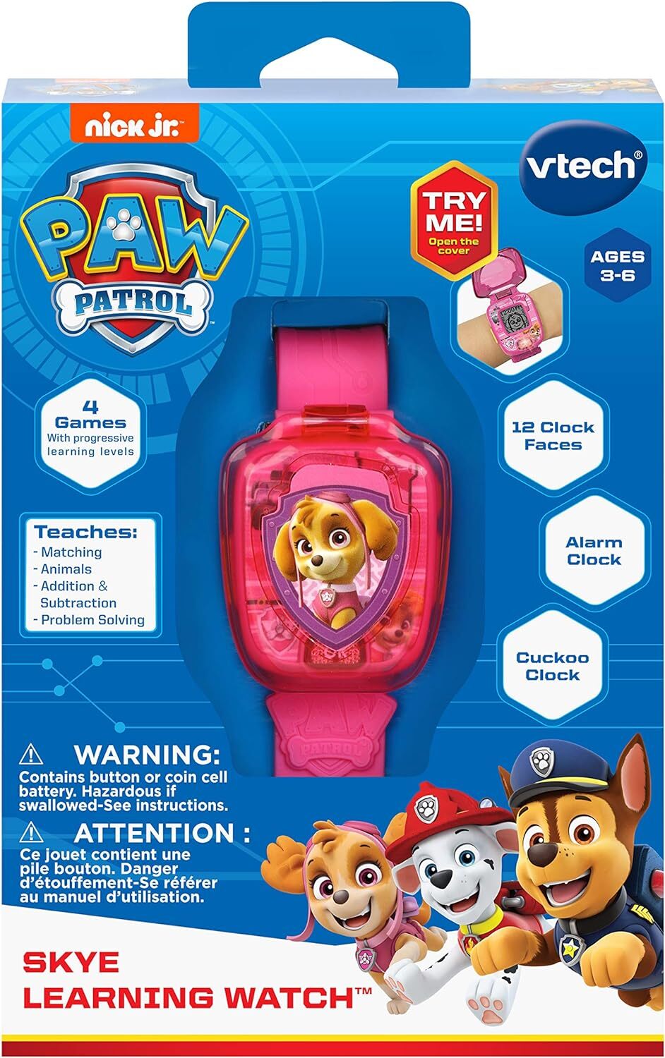 Часы Щенячий патруль: купить детские обучающие часы PAW Patrol в интернет  магазине Toyszone.ru