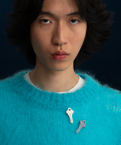 Брошь KEY WHITE