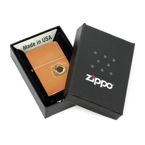 Зажигалка Zippo с покрытием Toffee, латунь/сталь, светло-коричневая, матовая, 36x12x56 мм